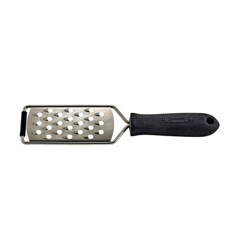 Vp-313 Winco Grater, Large Holes (6Mm Dia.), 10" S/S, Soft Grip Handle