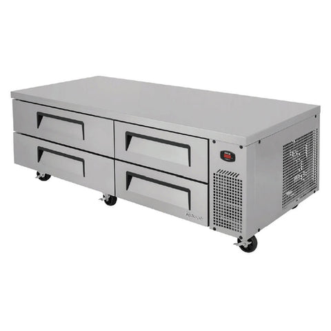 TCBE-72SDR-N Turbo Air 72" 4 Drawer Refrigerated Chef Base