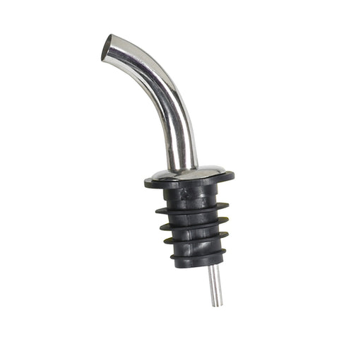Ppm-4G Winco Liquor Pourer, Fast Flow, Stainless Steel Breather Tube With Gooseneck Spout