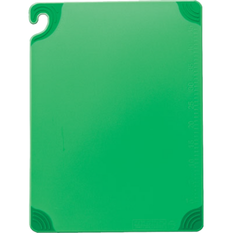 CBG182412GN San Jamar 18" x 24" x 1/2" Saf-T-Grip Green Cutting Board