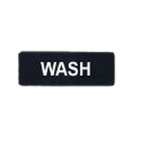 SGN-318 Winco 3" x 9" "Wash" Sign