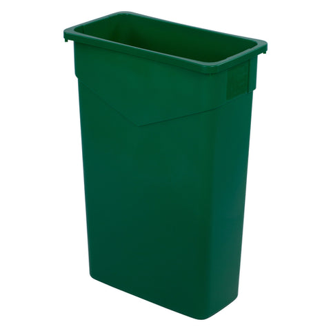 34202309 Carlisle Rectangular 23 Gallon Green Waste Container