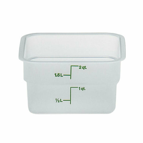 2SFSPP190 Cambro 2 Qt. Camsquare Food Container - Each