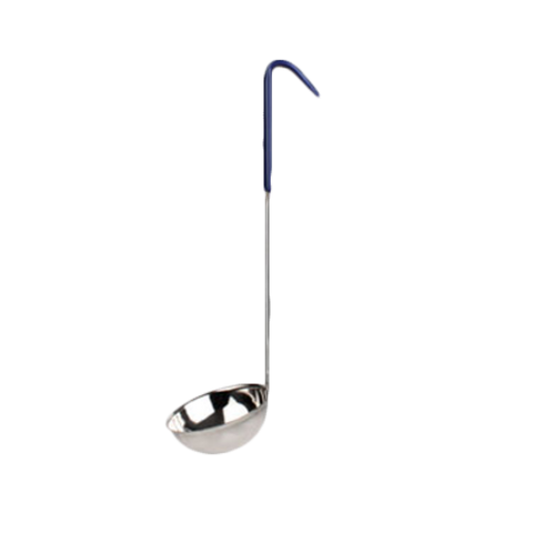 SLOL207 Thunder Group 8 Oz. Stainless Steel Ladle With Blue Handle