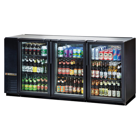 Tbb-24Gal-72G-Hc True Back Bar Cooler, Three-Section