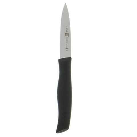 38720-091 Zwilling Grip Paring Knife 3.5" Paring Black Handle