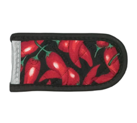 HH1 Lodge Hot Handle Mitt w/ Silicon Lining & Red Chili Pepper Print