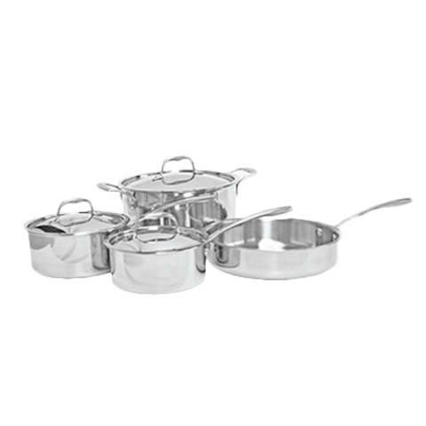 SLCK007 Thunder Group 7-Piece Stainless Steel Cookware Set