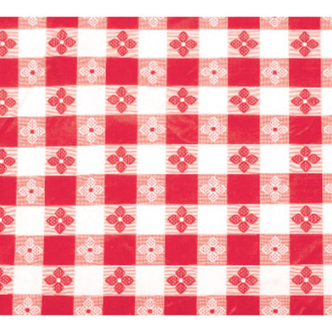 TBCO-70R Winco 52" x 70" Red Oblong Table Cloth
