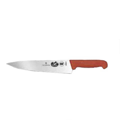 5.2001.25  Victorinox 10" Chef's Knife w/ Red Fibrox Handle