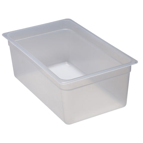 18PP190 Cambro Food Pan, full size, 8&quot; deep, polypropylene, translucent, NSF