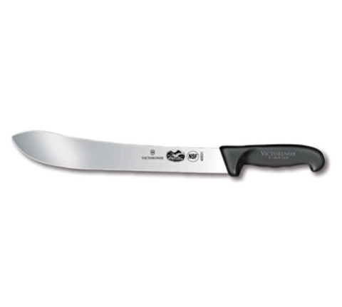 5.7403.31-X1  Victorinox 12" Straight Blade Butcher Knife w/ Black Nylon Handle