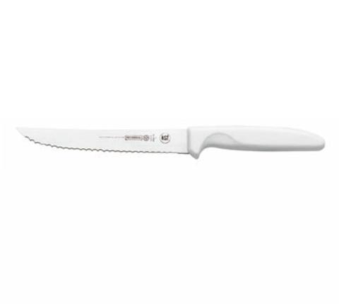 W5622-6E Mundial 6" White Serrated Edge Utility Slicer