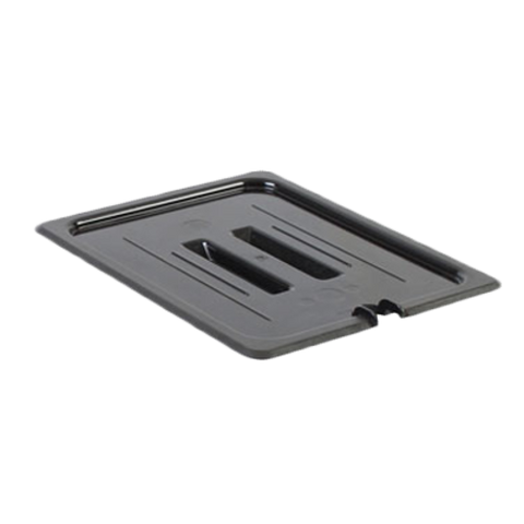PLPA7120CSBK Thunder Group Polycarbonate 1/2 Size Slotted Food Pan Cover