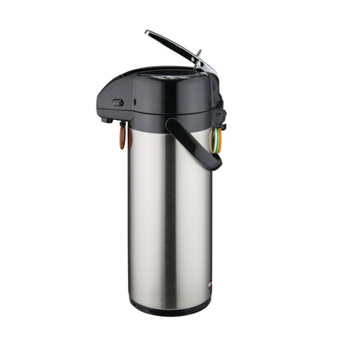 APSK-730 Winco Airpot 3.0 Liter, Stainless Steel Lined, Lever Top