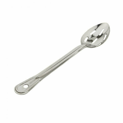 SL13 Libertyware Basting Spoon, 13\" slotted, stainless steel, mirror polished finish