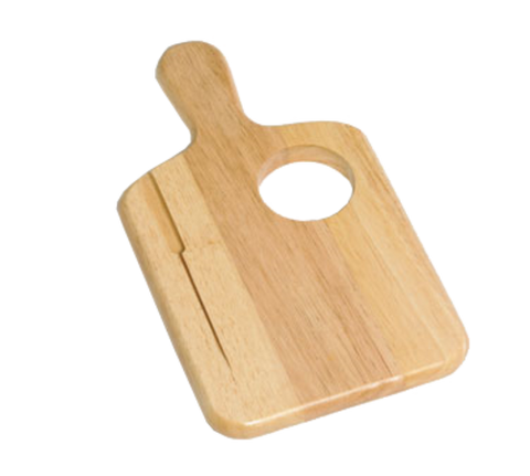 79C Tablecraft 13" x 7-1/2" Bread/Charcuterie Board w/ Insert & Knife Slot