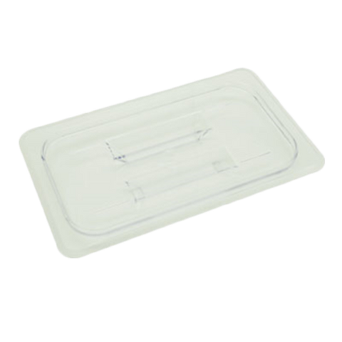 PLPA7140C Thunder Group Polycarbonate 1/4 Size Solid Food Pan Cover