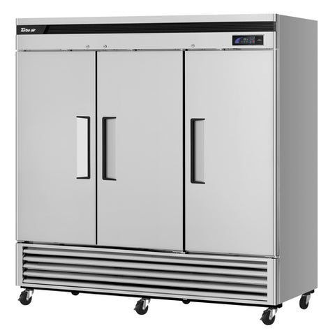 TSR-72SD-N Turbo Air 82" 3-Section Reach-In Refrigerator