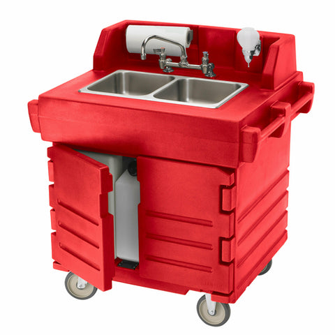 KSC402158 Cambro With 2 Compartment Sink, Camkiosk Hand Sink Cart - Each
