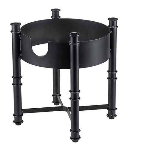 10262 TableCraft Products Industrial Collection™ Beverage Dispenser Base, Black Powder Coated Metal, Fits 10090