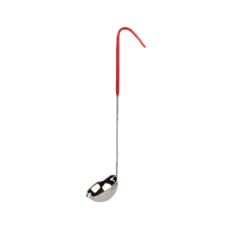 SLOL203 Thunder Group 2 Oz. Stainless Steel Ladle With Red Handle