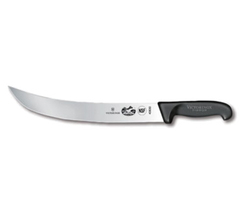 5.7303.31-X1  Victorinox 12" Curved Cimeter Knife w/ Black Fibrox Handle