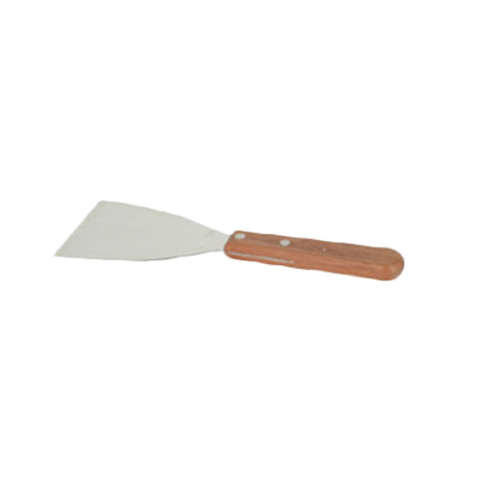 SLTWBS003 Thunder Group 3" Stainless Steel Pan Scraper With Wood Handle