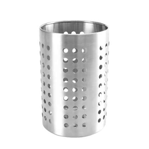 SLFC007 Thunder Group 4-3/4" x 7" Perforated Stainless Steel Flatware Holder