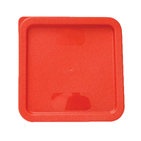 PLSFT0608C Thunder Group 6 & 8 Qt. Red Square Food Storage Cover