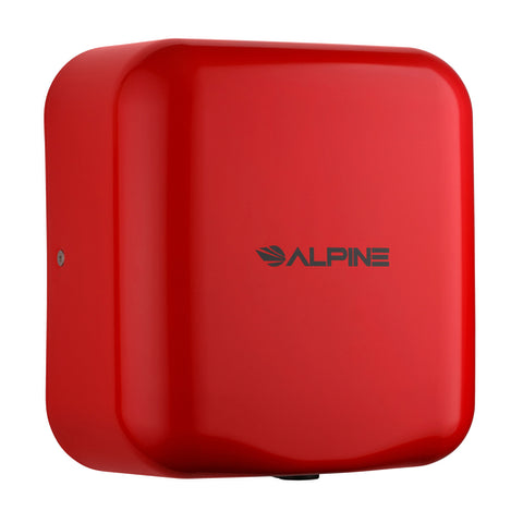 400-10-Red Alpine Industries Surface Mount Red Hemlock Hand Dryer