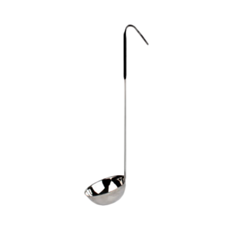 SLOL206 Thunder Group 6 Oz. Stainless Steel Ladle With Black Handle