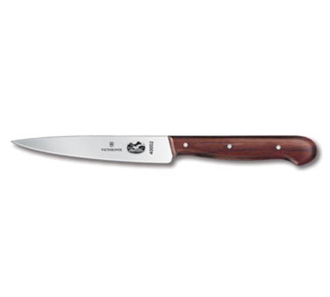 5.2000.12  Victorinox 4-3/4" Spear Point Utility Knife w/ Rosewood Handle
