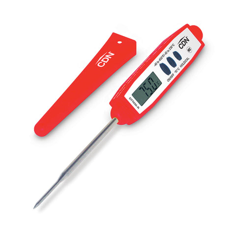 DTT450-R CDN Thin Tip Pocket Thermometer, -40 to +450°F (-40 to +230°C)