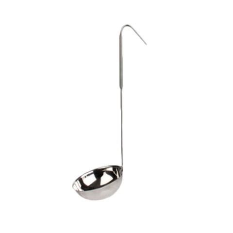 SLOL208 Thunder Group 12 Oz. Stainless Steel Ladle With Grey Handle