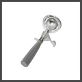 SLDS008 Thunder Group 4 Oz. Grey Ice Cream Disher-Thunder Group