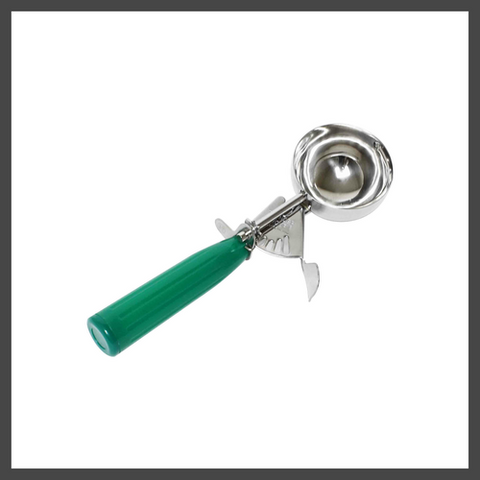 SLDS012 Thunder Group 2-2/3 Oz. Green Ice Cream Disher