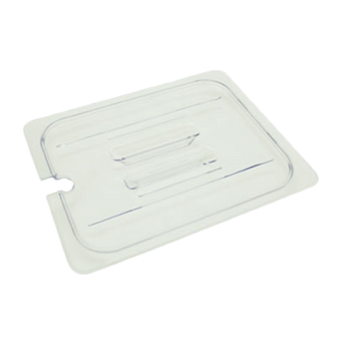 PLPA7120CS Thunder Group Polycarbonate 1/2 Size Slotted Food Pan Cover