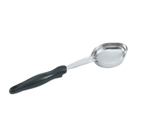 6412320 Vollrath 3 Oz. Heavy-Duty Solid Oval Portion Spoon w/ Black Handle