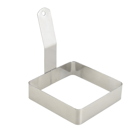 EGRS-44 Winco 4" x 4" Stainless Steel Square Egg Ring