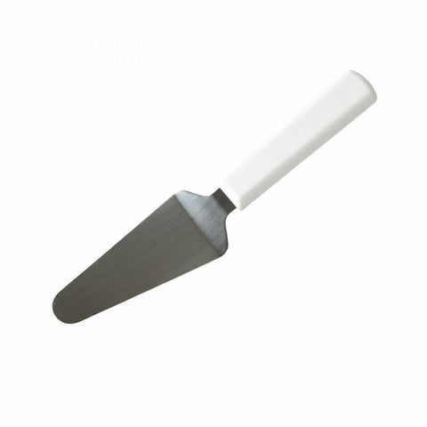 WP-P62 Libertyware Pie Server, 4-3/4" x 2-3/8" blade, 10-1/4" overall length, stainless steel blade, plastic handle, white