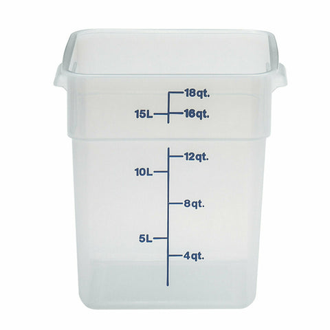 18SFSPP190 Cambro 18 Qt. Camsquare Food Container