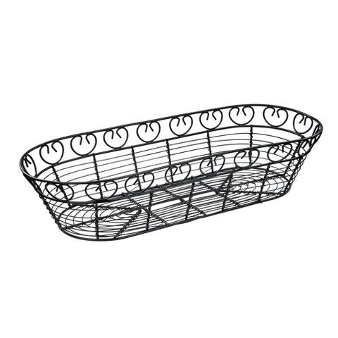 WBKG-15 Winco 15" Oval Wire Bread/Fruit Basket