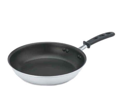 67612 Vollrath 12" Non-Stick Fry Pan w/ SteelCoat x3 Interior & Black Silicone Handle