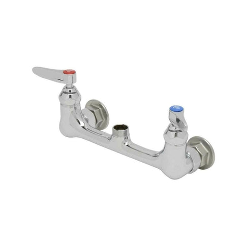 B-0230-Ln T&S Brass Sink Faucet, Wall Mounted 8" Centers, Without Nozzle