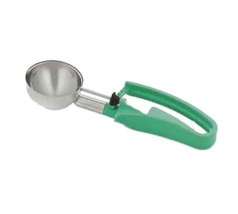 47393 Vollrath #12 (2.8) Green Squeeze Handle Disher