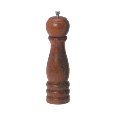 Wpm8 Am Metal Pepper Mill 8" H, Wood, Hand Wash Only