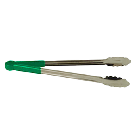 SLTG816G Thunder Group 16" Stainless Steel Tong With Non-Slip Green Handle