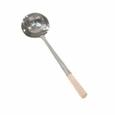 34943 Town 16-1/2" Small Wok Ladle w/ Wood Handle