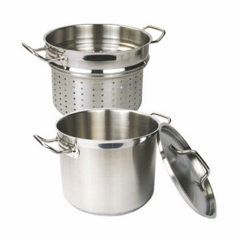 SLSPC012 Thunder Group 12 Quart Stainless Steel Pasta Cooker With Cover